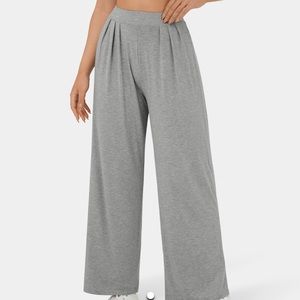 NWT Halara High Waisted Draped Wide Leg Casual Pants
